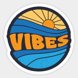 Sunset Surf Vibes Sticker